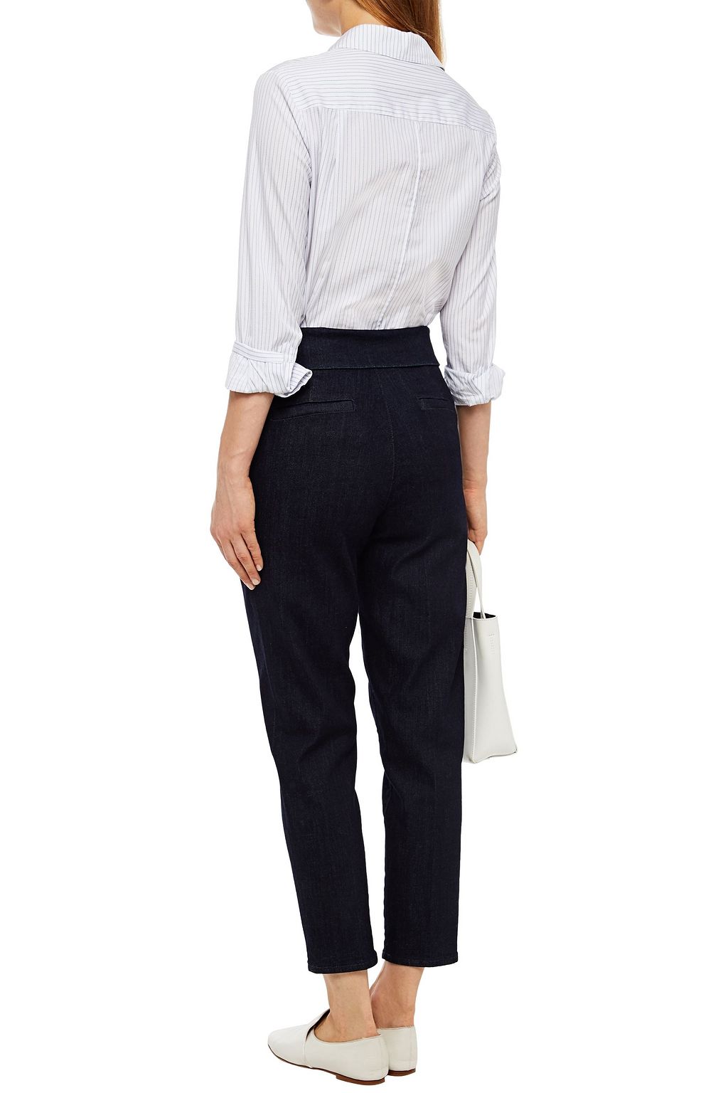 J BRAND High-rise tapered jeans