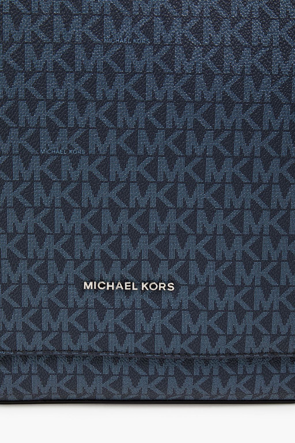 MICHAEL KORS Logo-print faux leather messenger bag