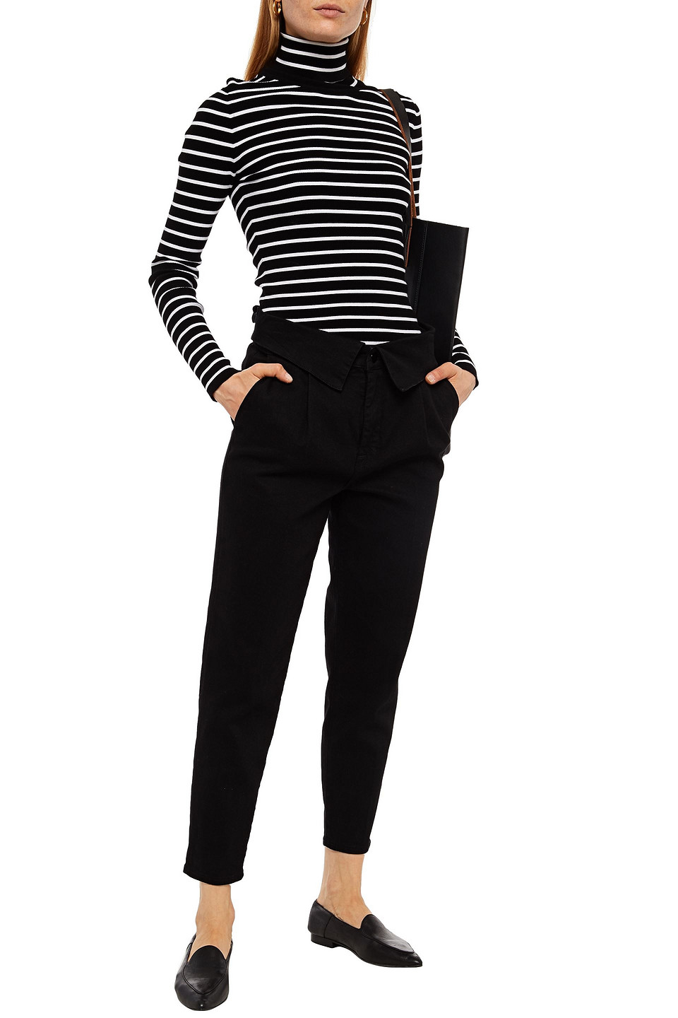 J BRAND HIGH-RISE TAPERED JEANS 3074457345627471753
