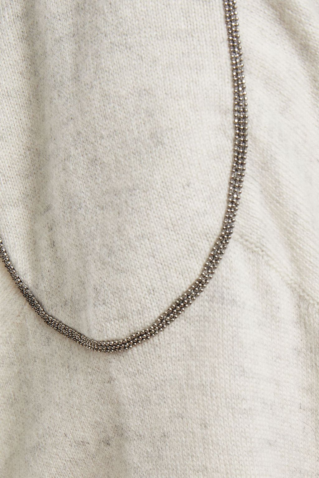 BRUNELLO CUCINELLI Bead-embellished cashmere cardigan