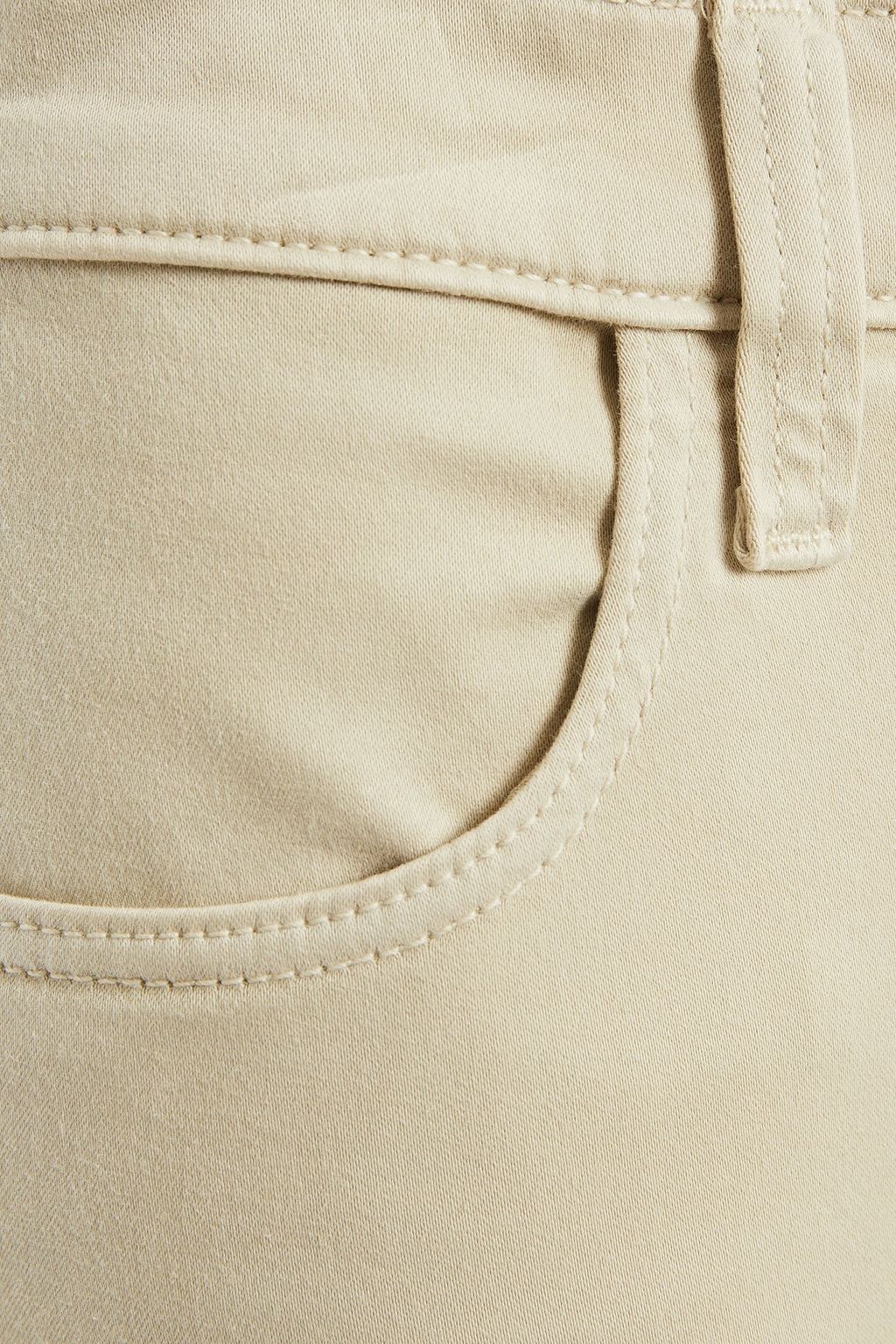 J BRAND Cropped cotton-blend skinny pants