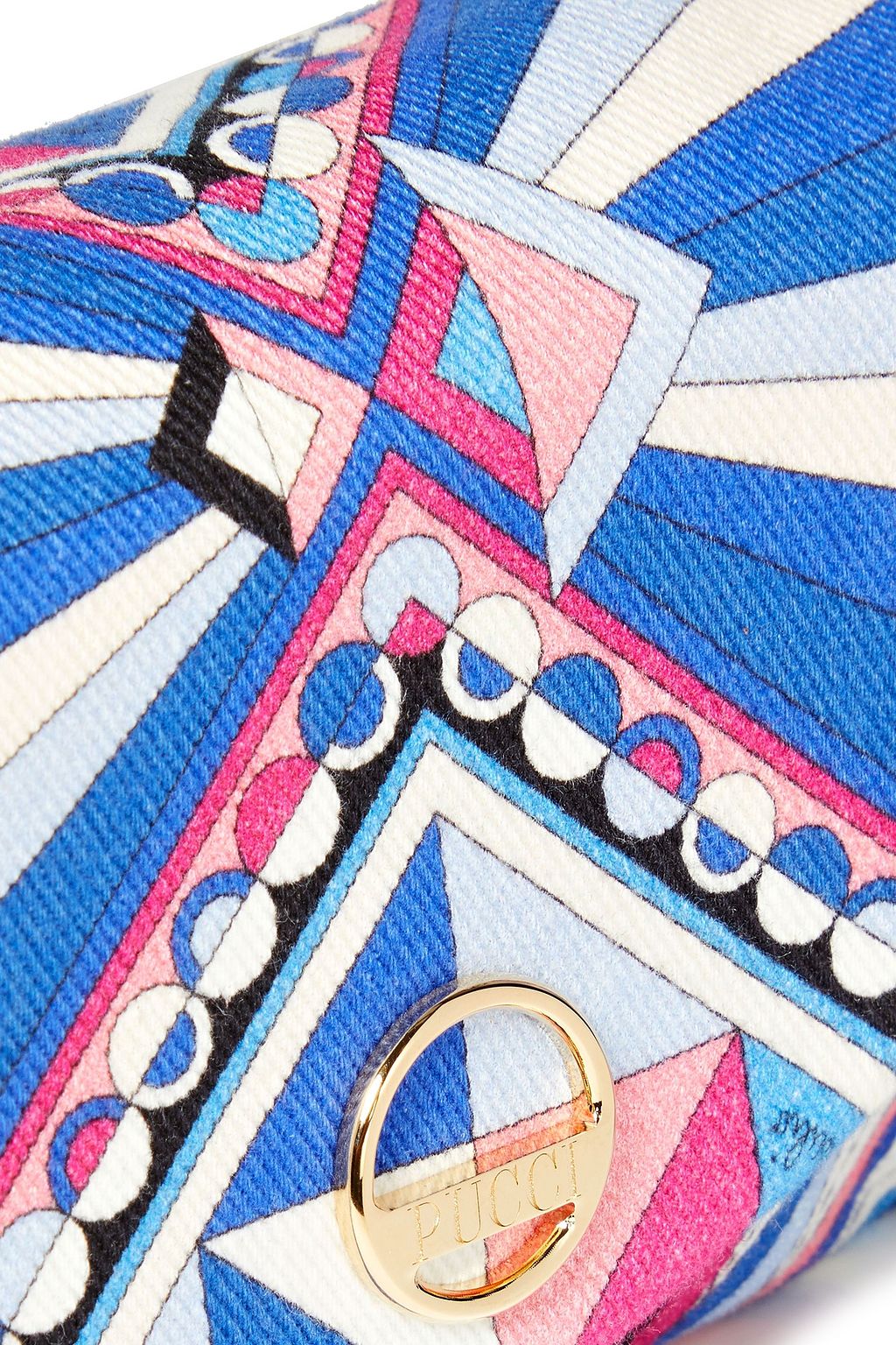 PUCCI Printed cotton-twill cosmetics case