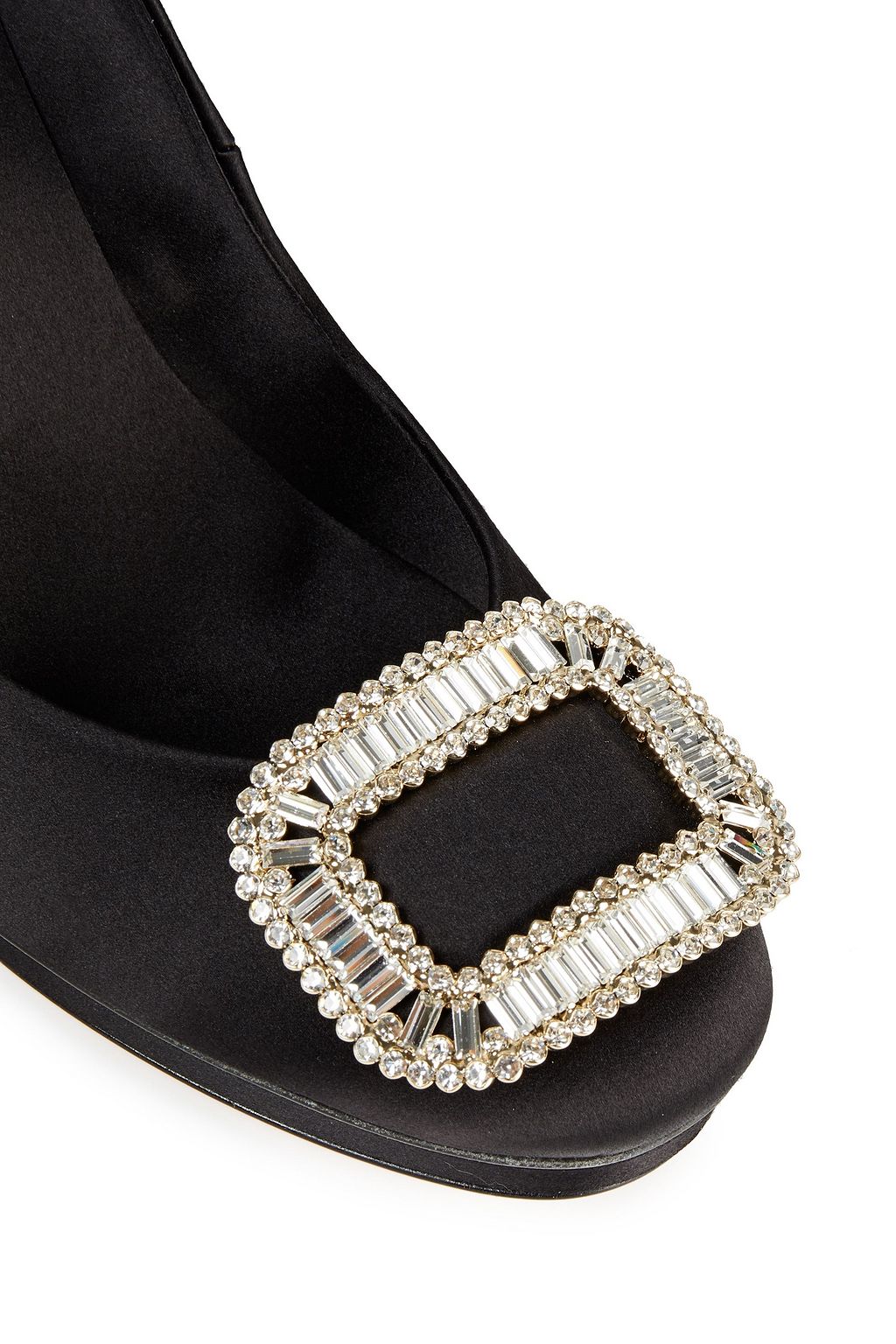 ROGER VIVIER Embellished satin pumps