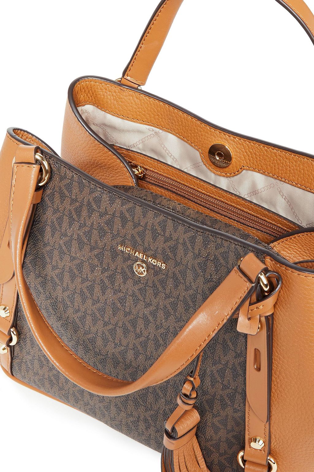 MICHAEL MICHAEL KORS Logo-print faux leather tote