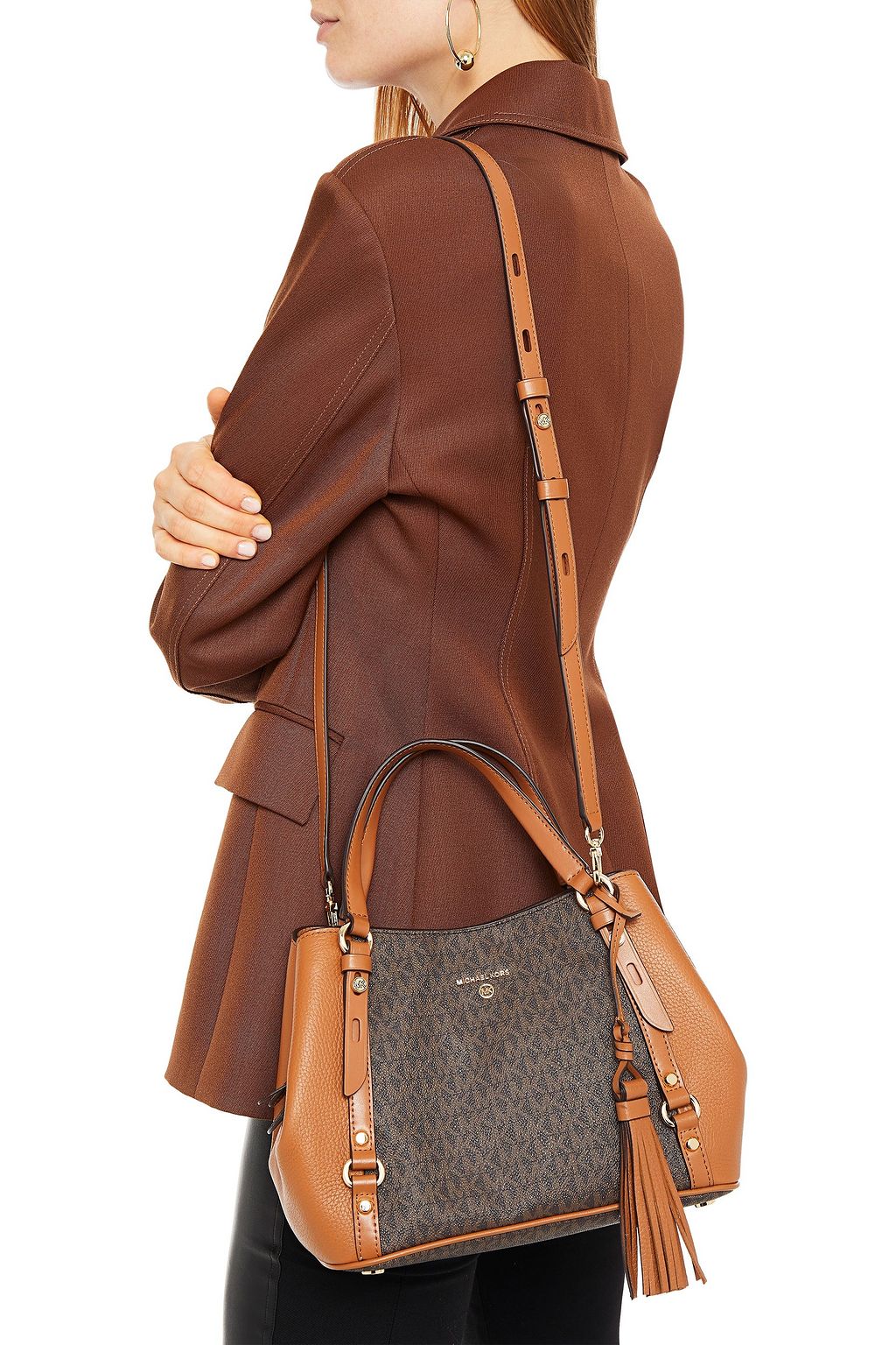 MICHAEL MICHAEL KORS Logo-print faux leather tote