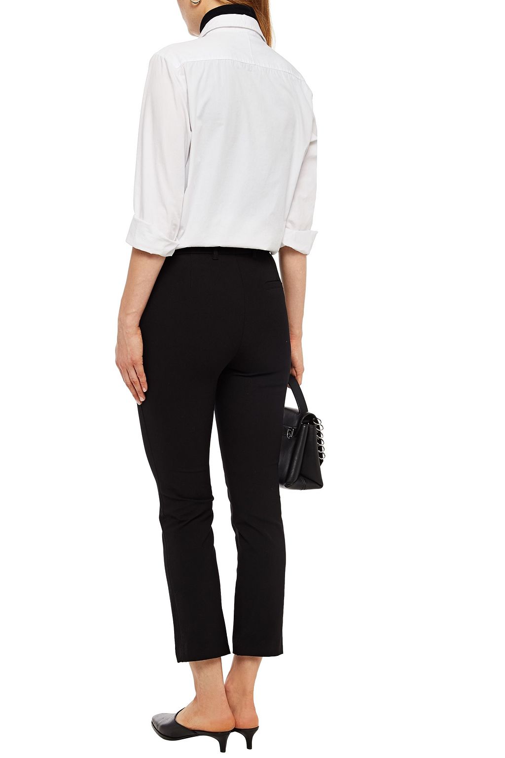 3.1 PHILLIP LIM Cropped cotton-blend gabardine slim-leg pants