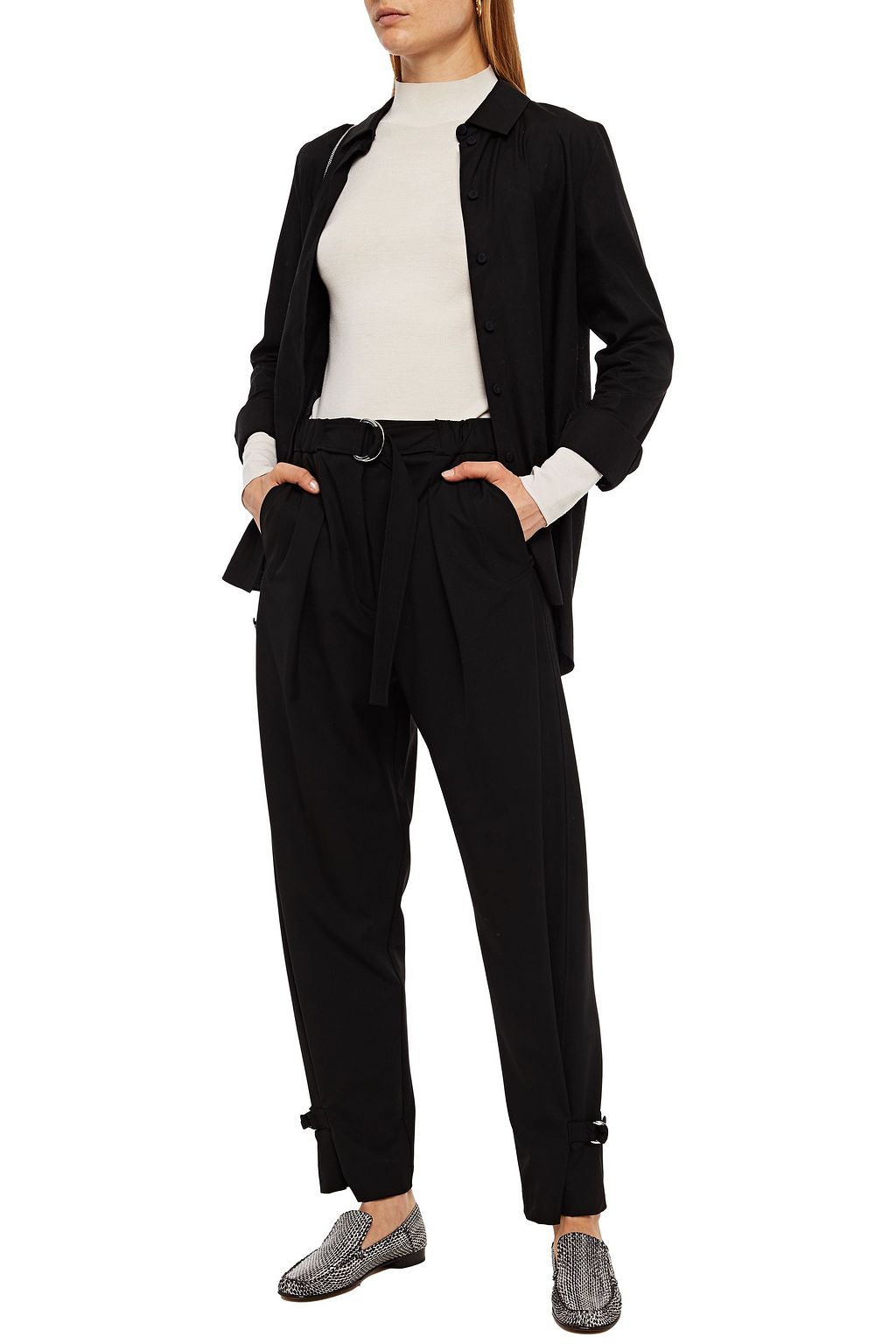3.1 PHILLIP LIM Belted woven tapered pants