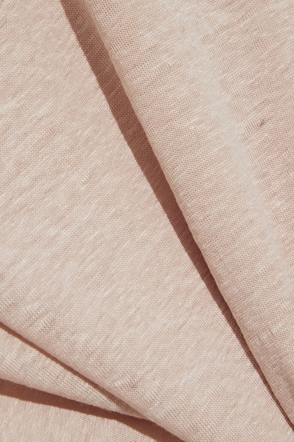 FRAME Linen-jersey T-shirt