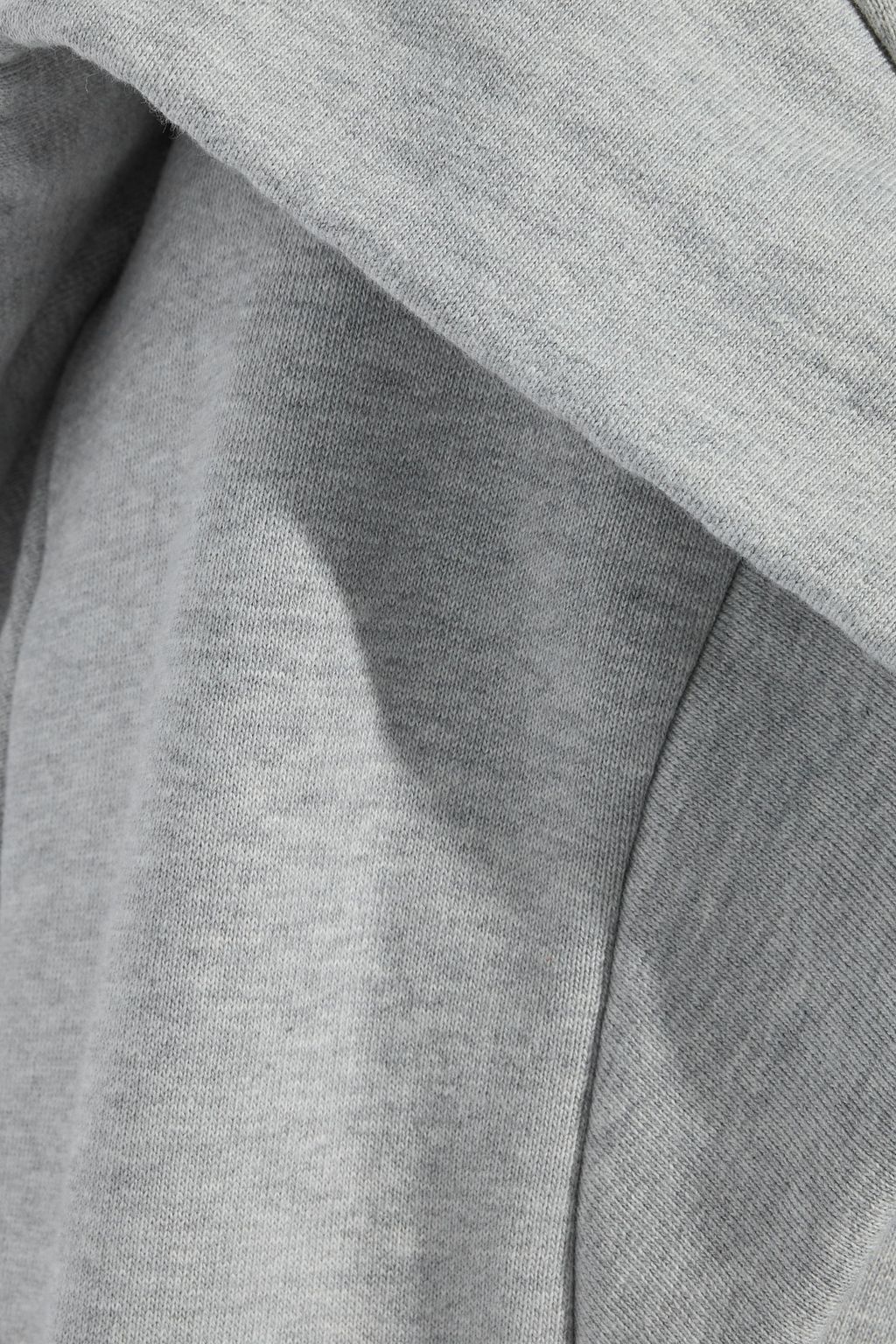 FRAME Sporty Zip cotton-blend fleece sweatshirt