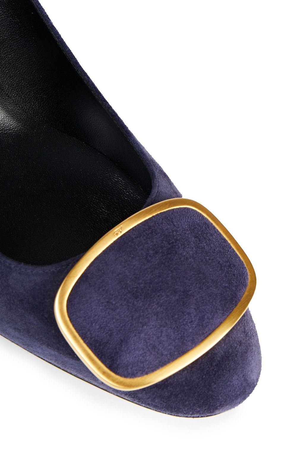 ROGER VIVIER Vertigo buckle-embellished suede pumps