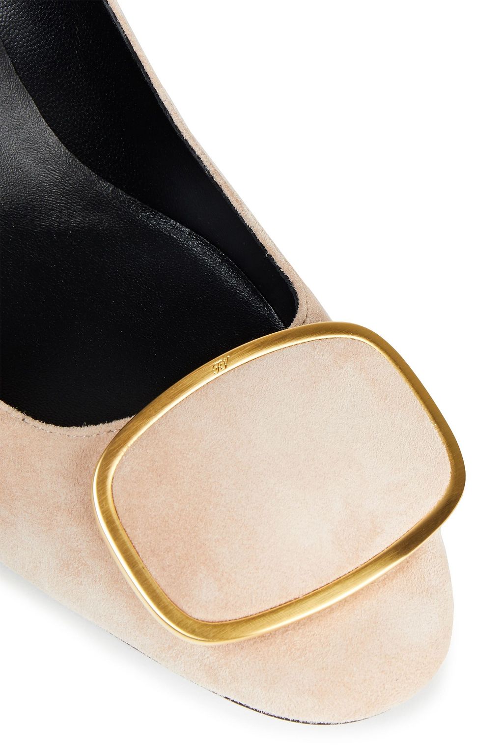 ROGER VIVIER Vertigo buckle-embellished suede pumps