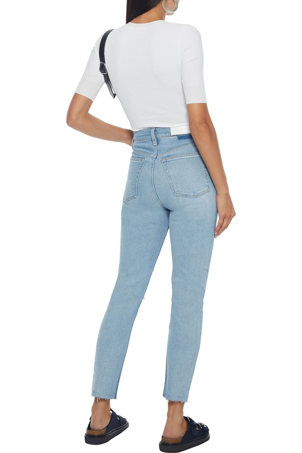 RE/DONE 90s cropped high-rise slim-leg jeans