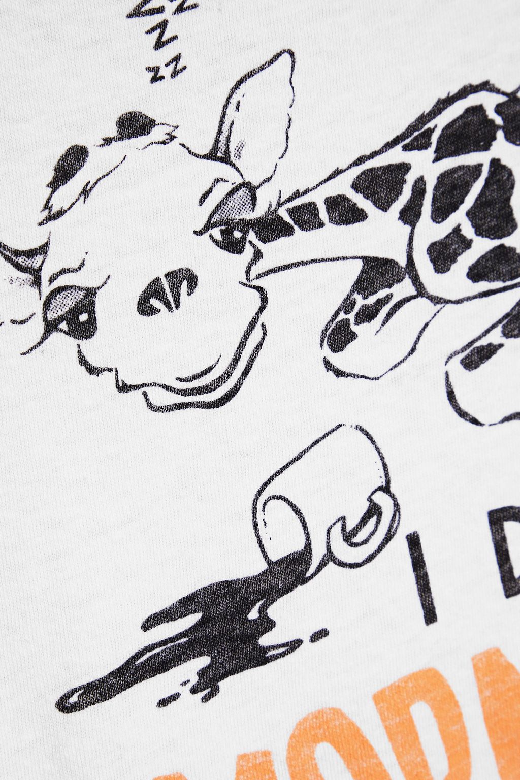 RE/DONE BY HANES 70s printed slub cotton-jersey T-shirt