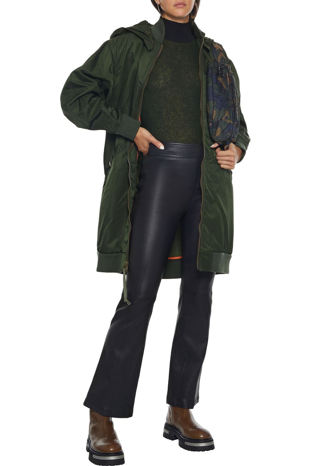 MR & MRS ITALY Shell hooded parka
