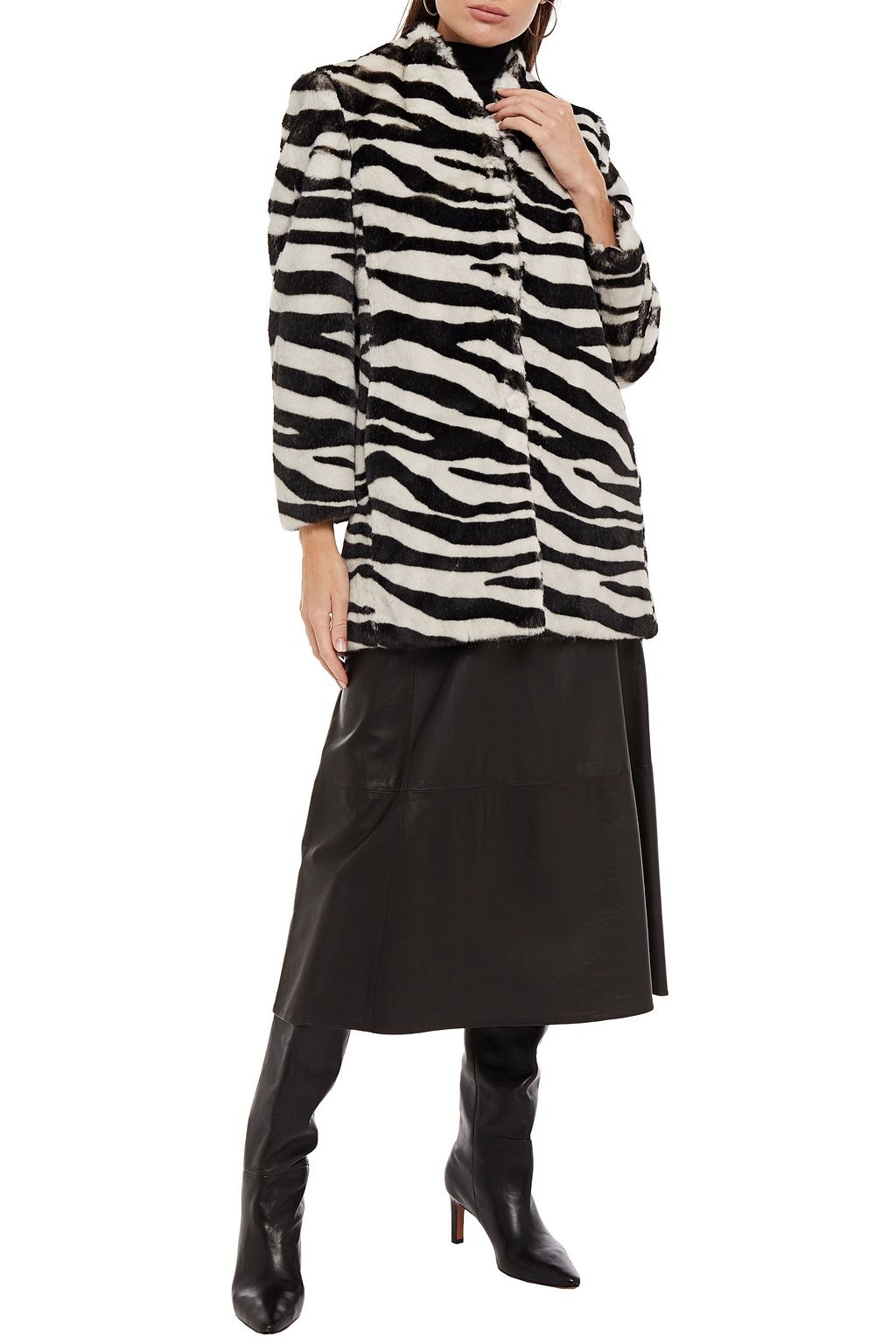 michelle mason leopard coat