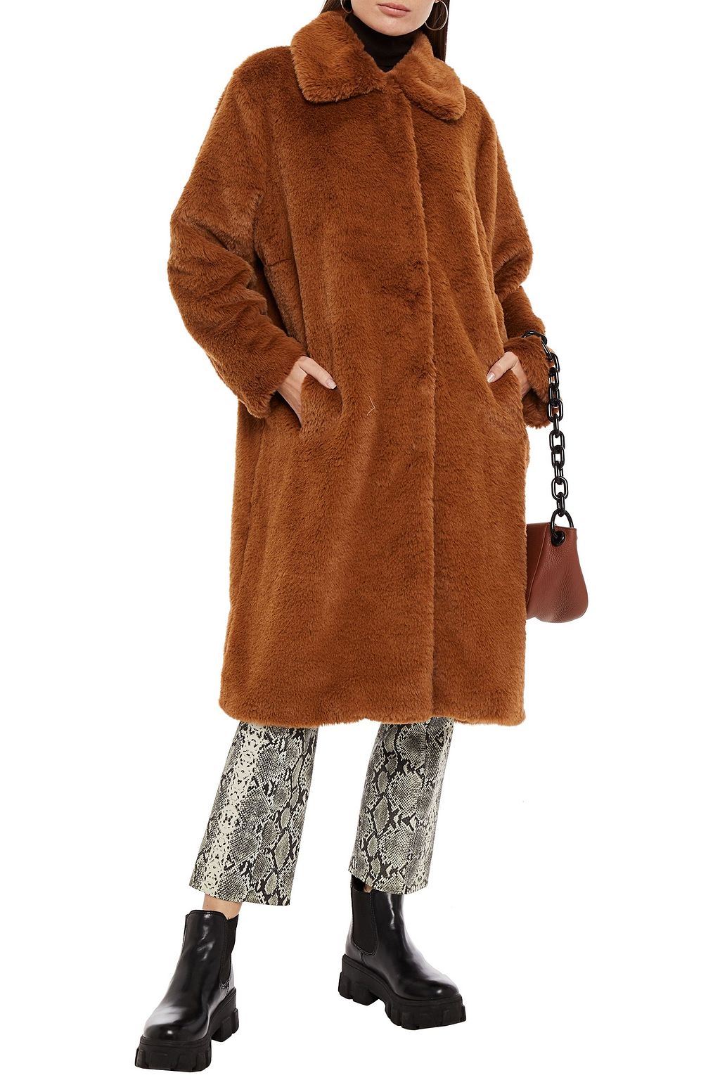 STAND STUDIO Maxine faux fur coat