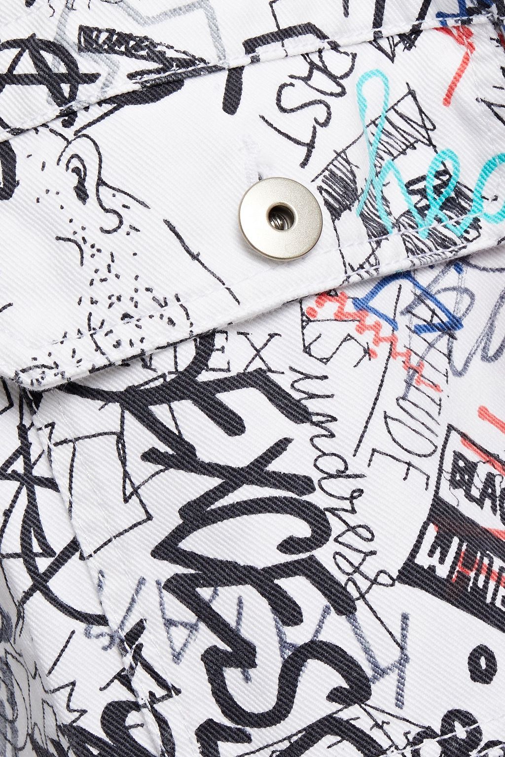 MAISON MARGIELA Oversized printed denim jacket