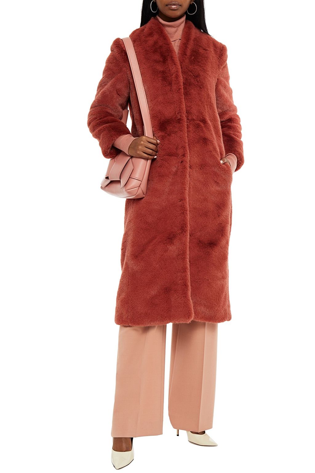 MICHELLE MASON Faux fur coat
