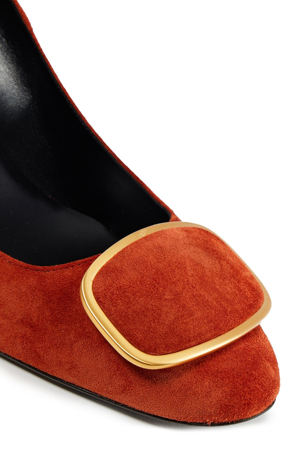 ROGER VIVIER スエード パンプス バックル付き