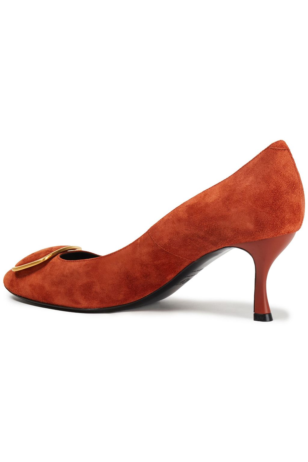 ROGER VIVIER スエード パンプス バックル付き