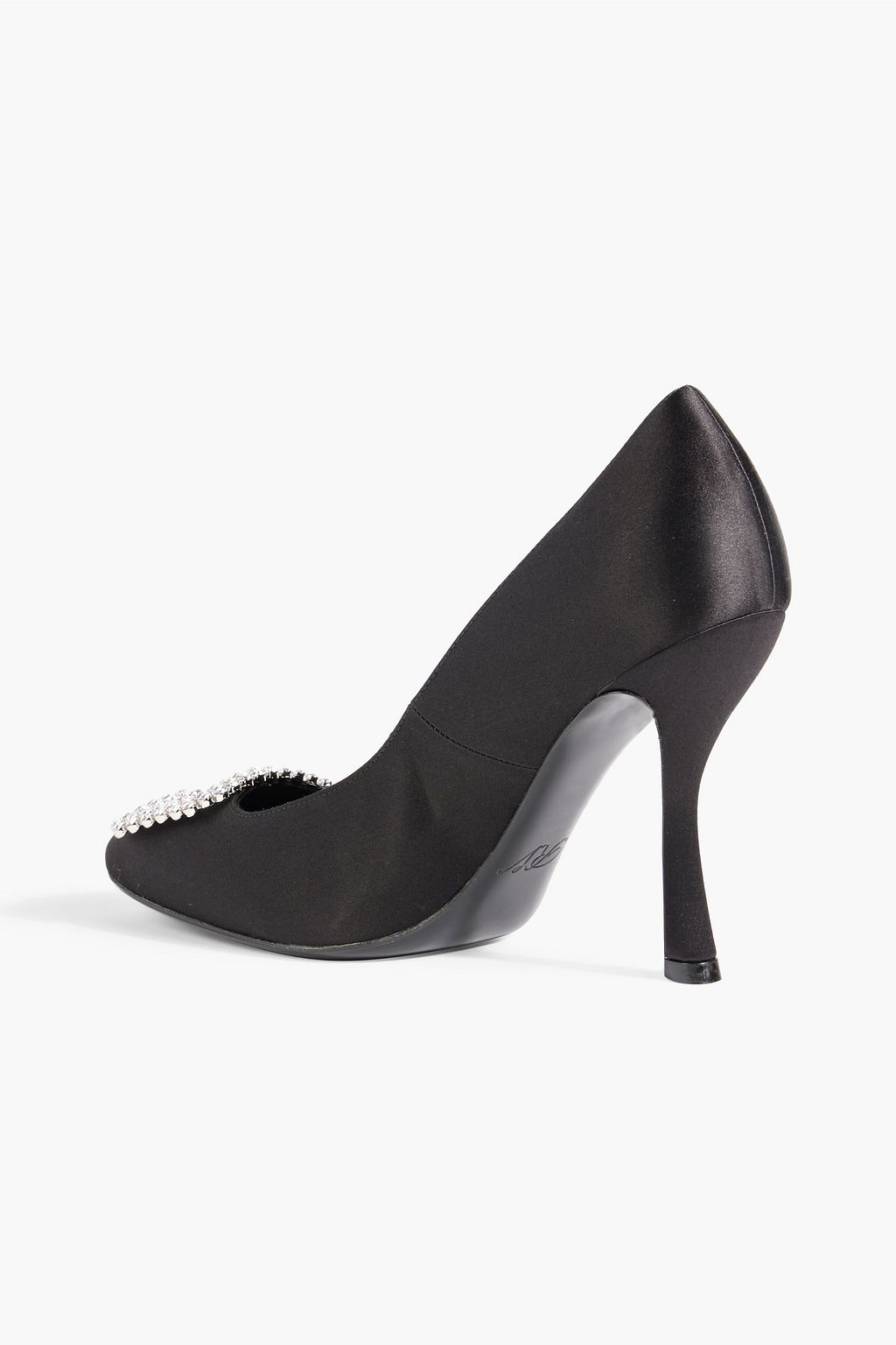 ROGER VIVIER Vertigo Diadem 100 embellished satin pumps