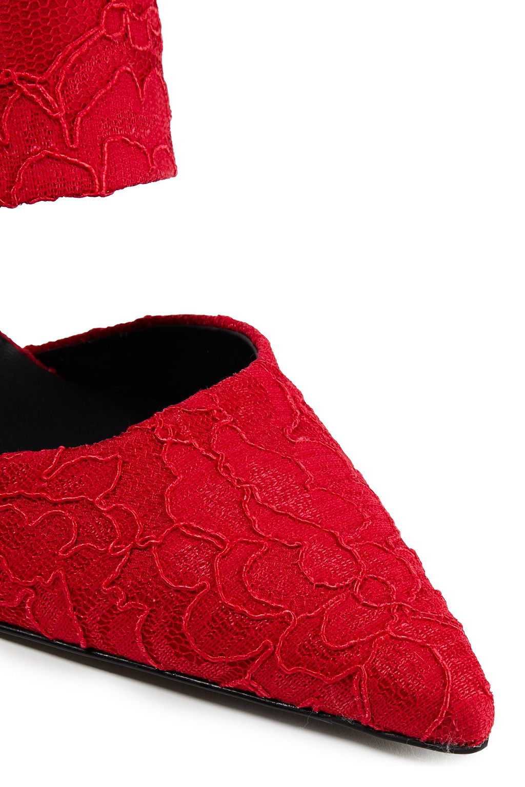 ROGER VIVIER クリスタル付き コードレース ミュール