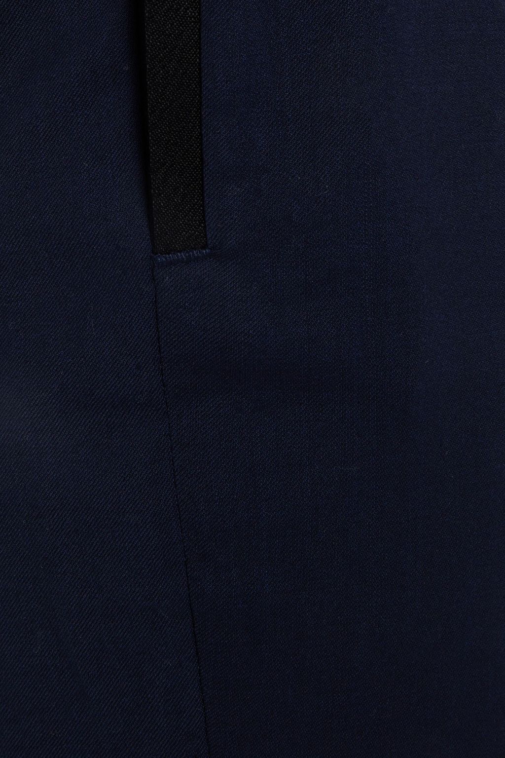 BAUM UND PFERDGARTEN Nenna satin-trimmed twill slim-leg pants
