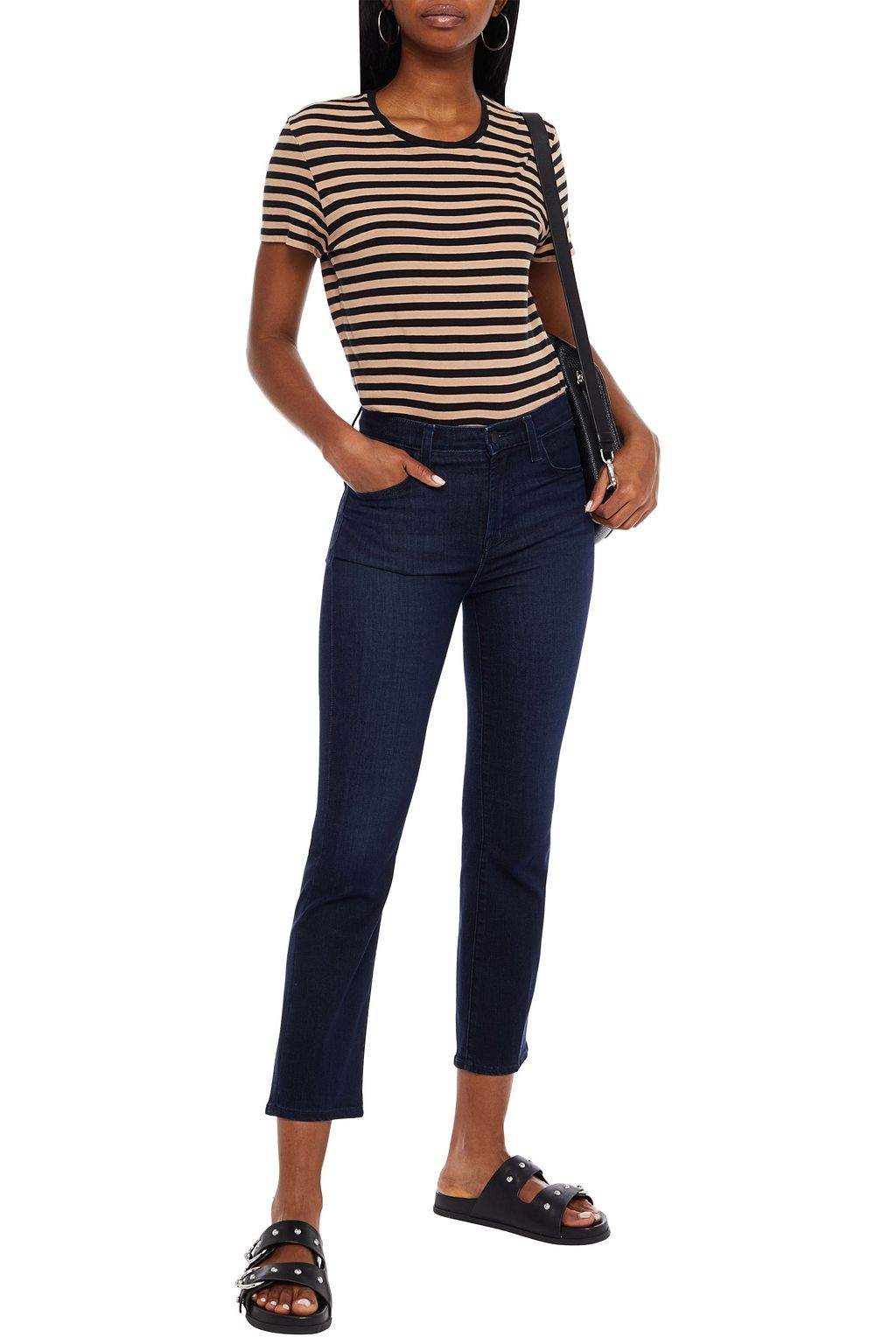 J BRAND High-rise kick-flare jeans