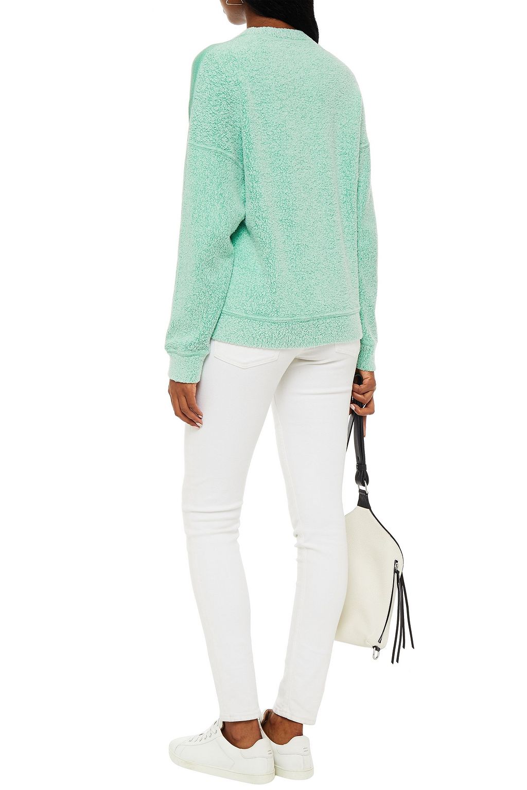 STATESIDE Cotton and Micro Modal-blend fleece sweatshirt