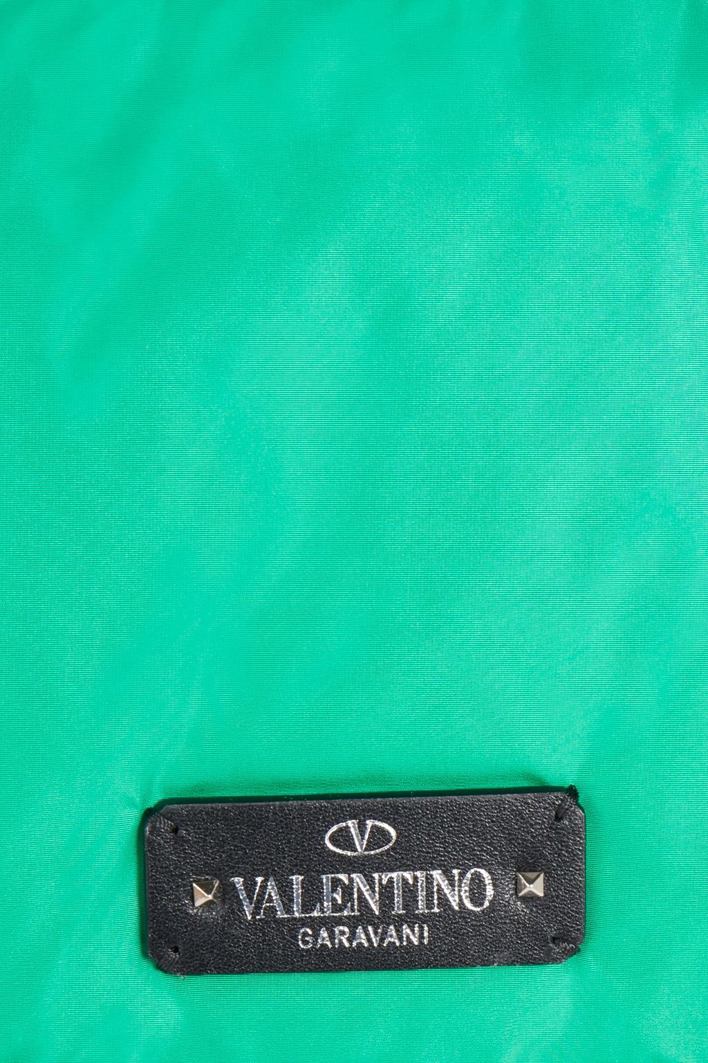 VALENTINO GARAVANI Leather-trimmed studded shell belt bag