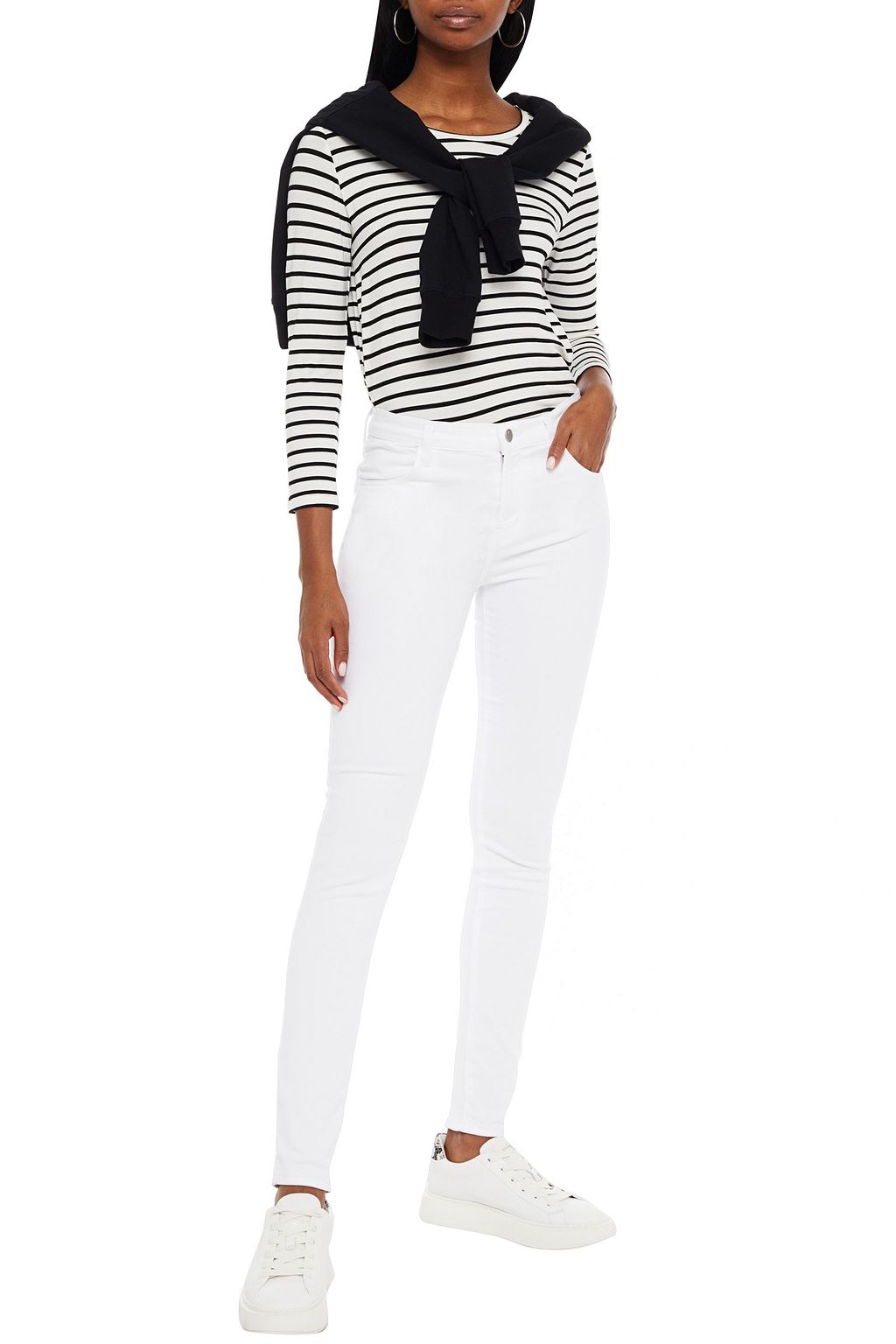 J BRAND Hoch sitzende Skinny Jeans