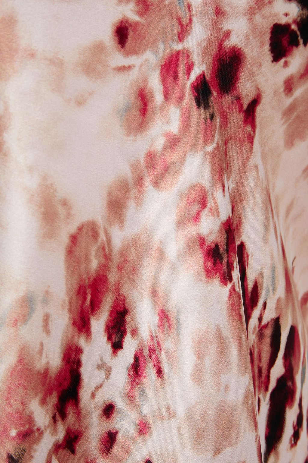 CAMI NYC Raven tie-dyed silk-charmeuse midi slip dress