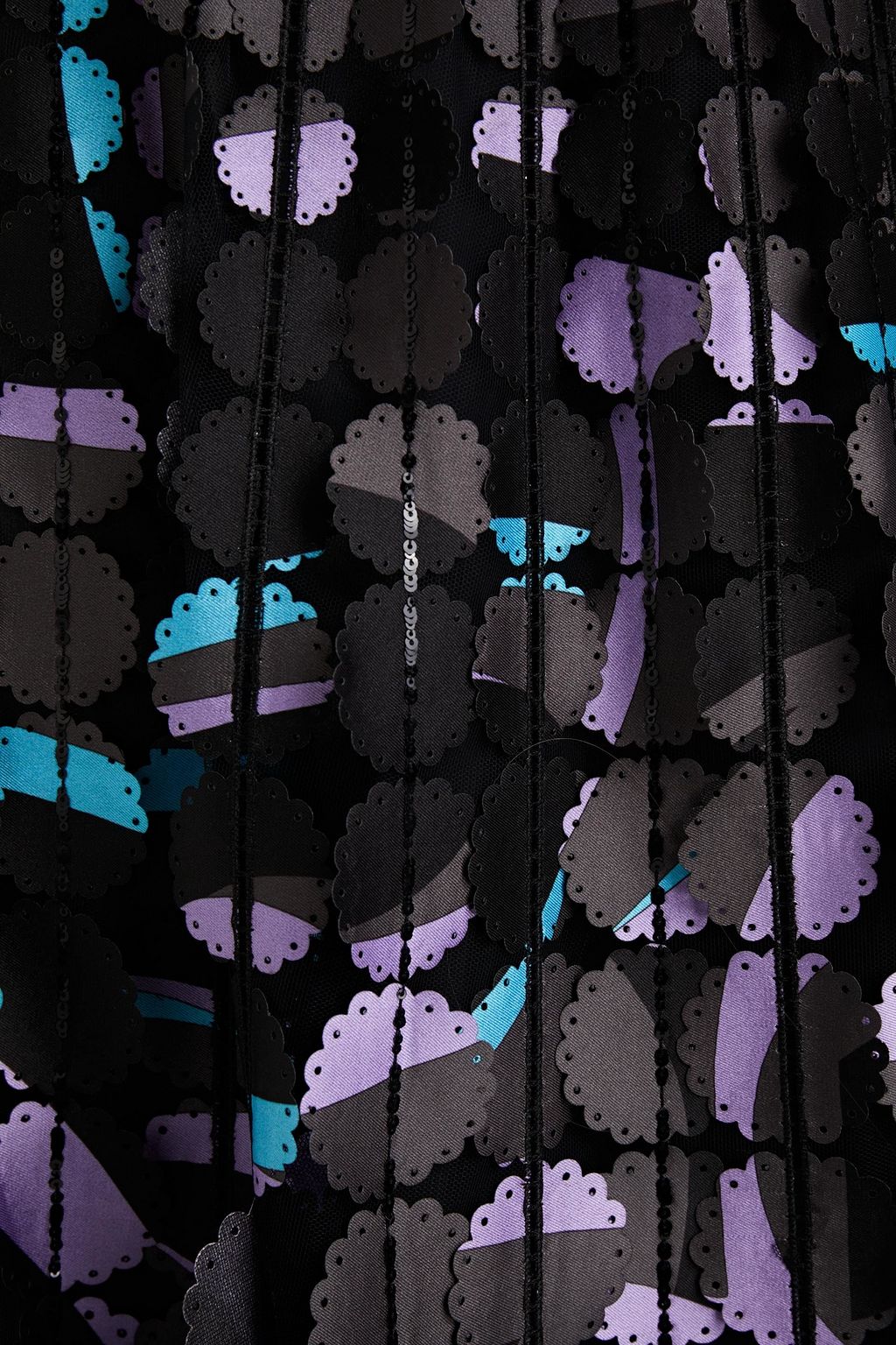 KOCHÉ X PUCCI Embellished tulle midi skirt