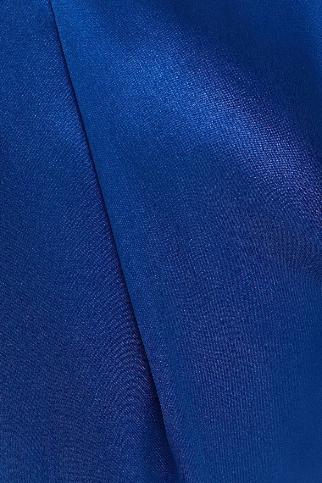 MICHELLE MASON Pleated silk-satin tapered pants