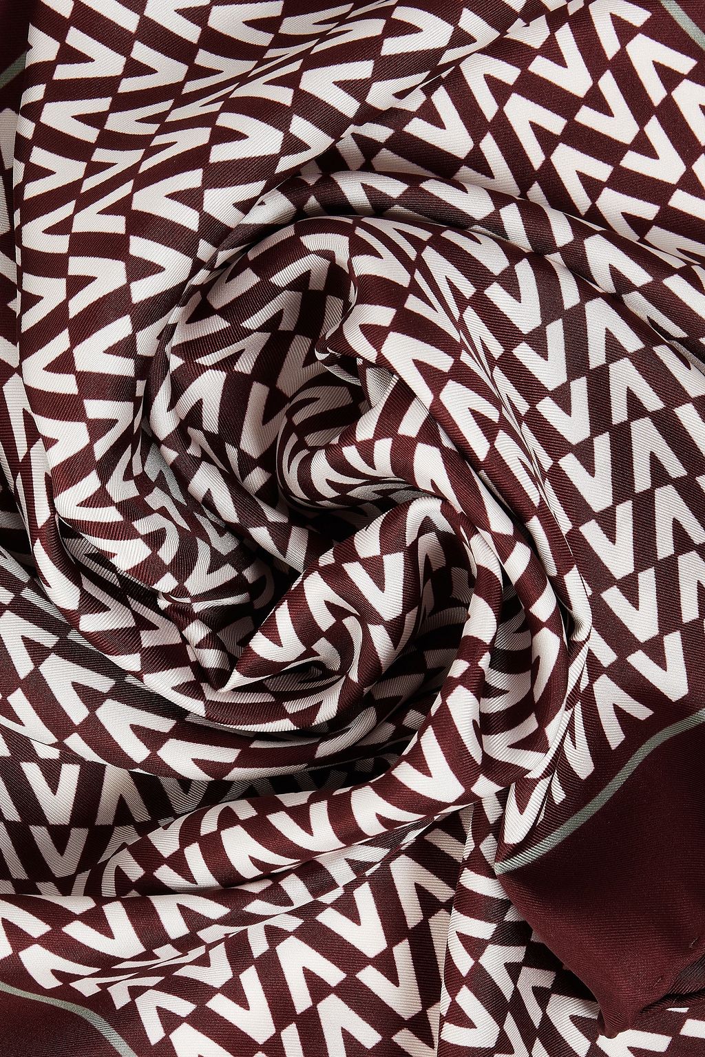 VALENTINO GARAVANI Printed silk-twill scarf