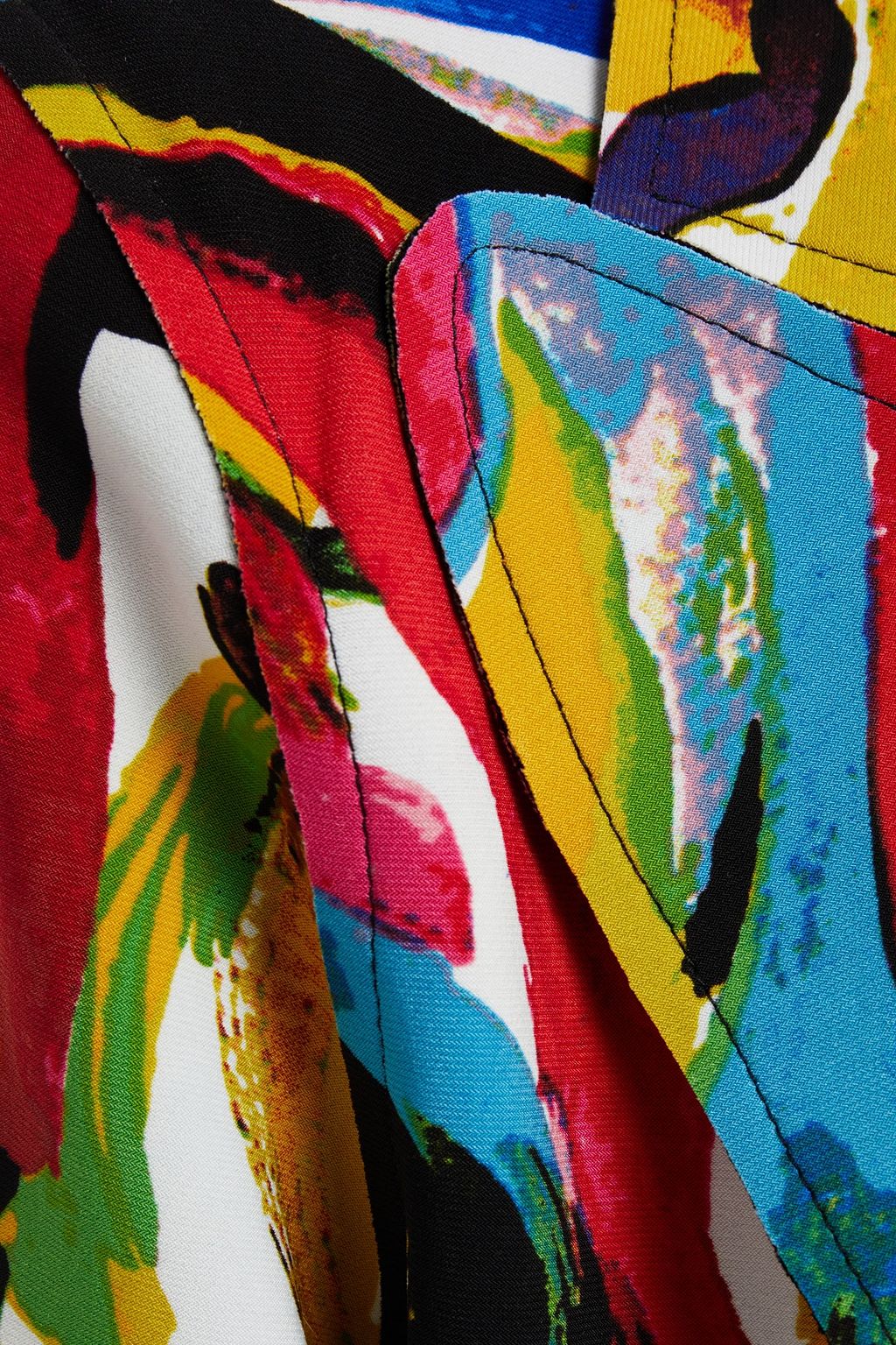 KAMALIKULTURE BY NORMA KAMALI Printed scuba blazer