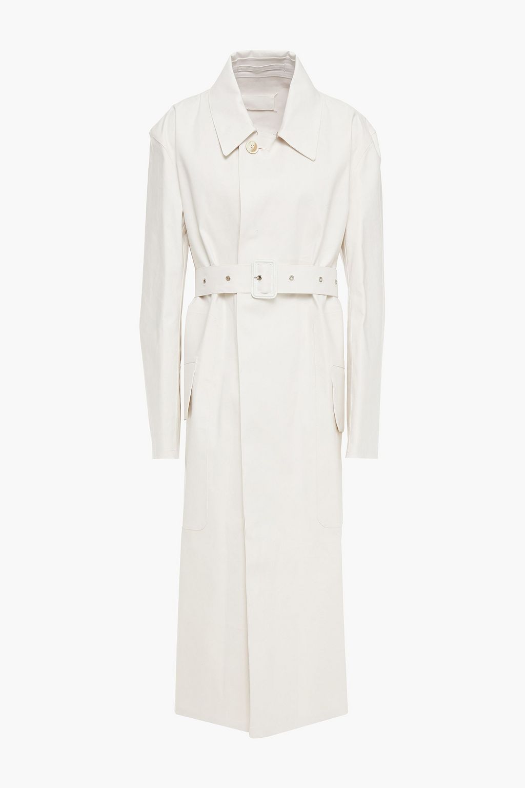 white mac coat
