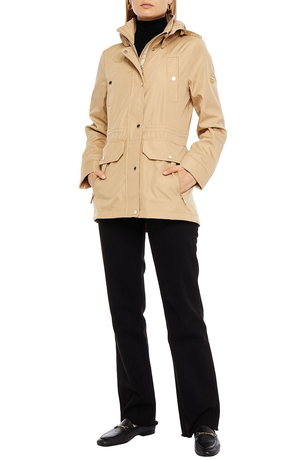 MICHAEL MICHAEL KORS Shell hooded field jacket