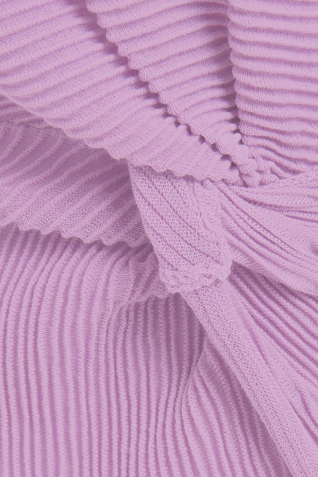 MICHELLE MASON Twisted ribbed cotton-blend sweater