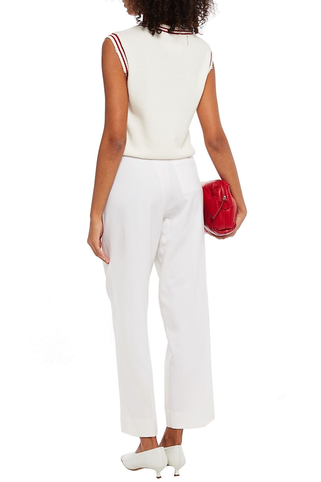 MAISON MARGIELA Wool-twill straight-leg pants