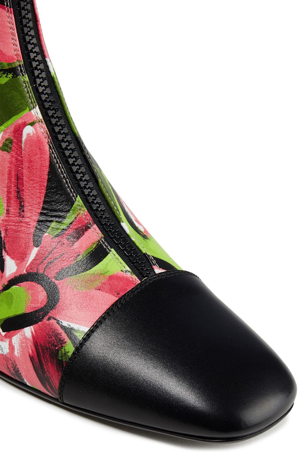 MICHAEL KORS COLLECTION Printed leather knee boots