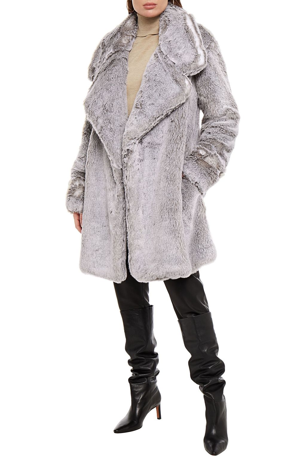 NORMA KAMALI Faux fur coat