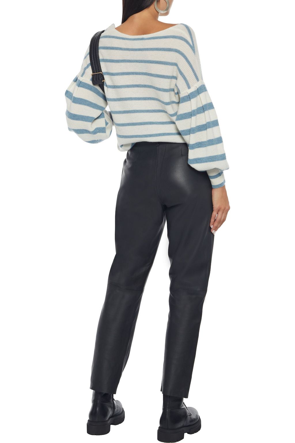 AUTUMN CASHMERE Striped cashmere sweater
