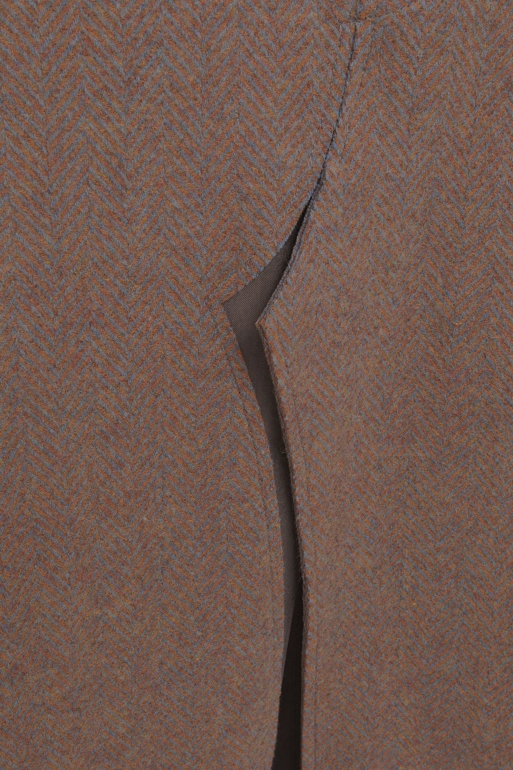 MAISON MARGIELA Herringbone wool-twill culottes