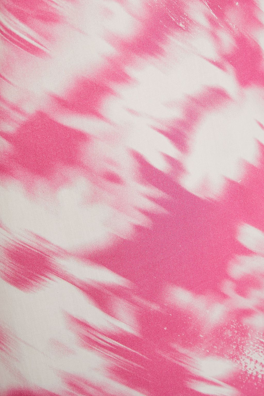 MSGM Gathered floral-print cotton-poplin mini dress