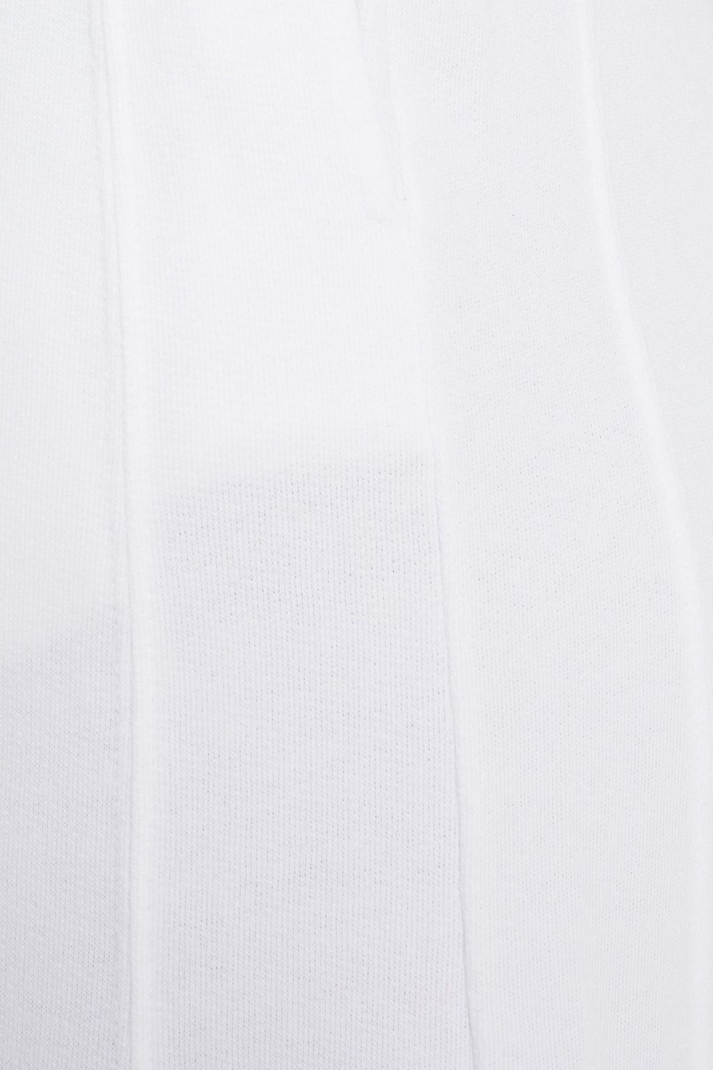 STATESIDE Cropped French cotton-terry track pants