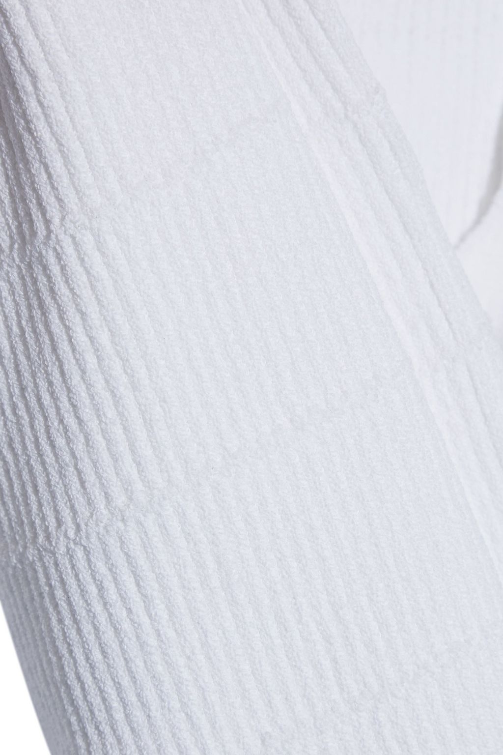 AUTUMN CASHMERE Scalloped ribbed-knit cardigan