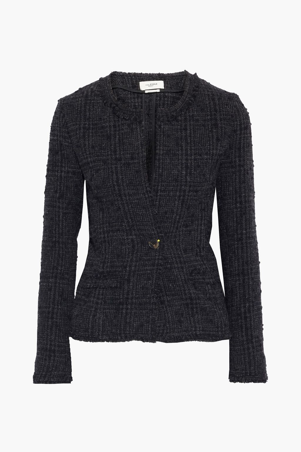 Anthracite Lyra checked wool-blend bouclé-tweed | up to 70% off THE OUTNET | ISABEL MARANT ÉTOILE | THE