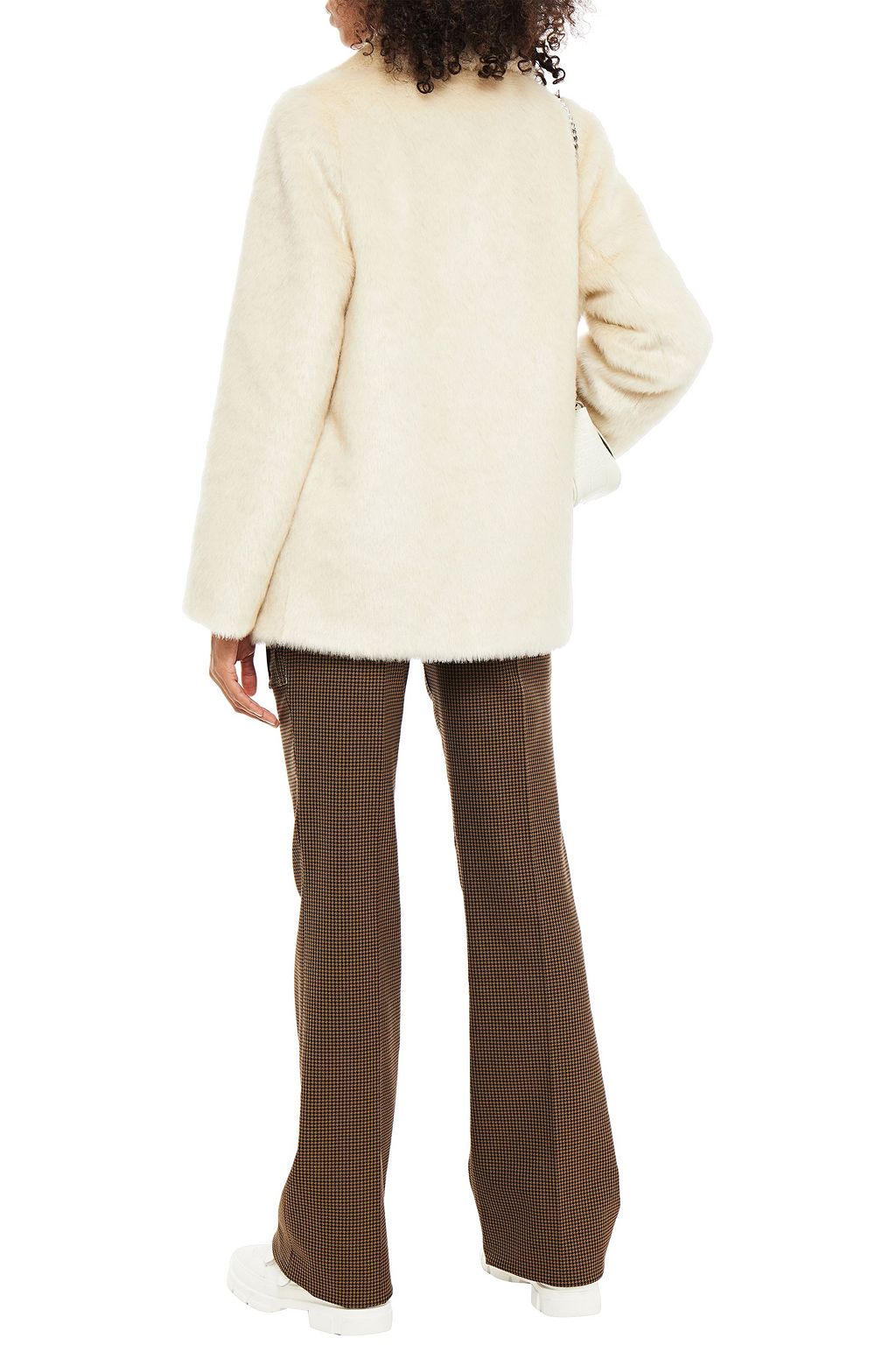 STAND STUDIO Annabelle double-breasted faux fur coat