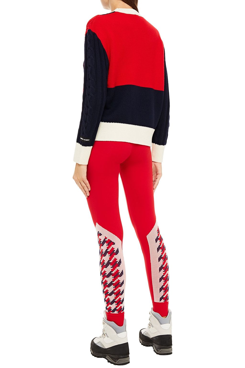 PERFECT MOMENT Jacquard-knit leggings